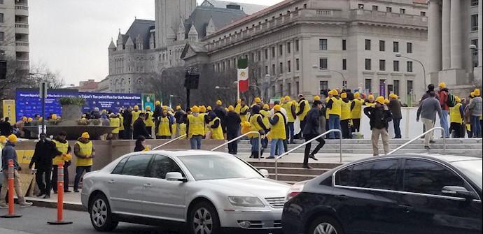 تظاهرات بزرگ در واشنگتن در همبستگی با قیام مردم ایران