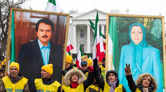 تظاهرات ایرانیان در واشنگتن- خبرگزاری یونایتدپرس اینترنشنال