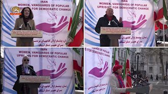 تظاهرات جوامع ایرانی در لندن به‌ مناسبت روز جهانی زن ۱۸ اسفند۹۷