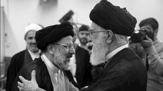 خامنه ای ولی فقیه ارتجاع و ابراهیم رئیسی جلاد ۶۷