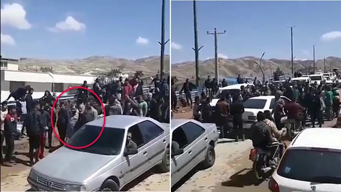 خشم مردم سیل‌زده پلدختر علیه پاسدار محسن رضایی