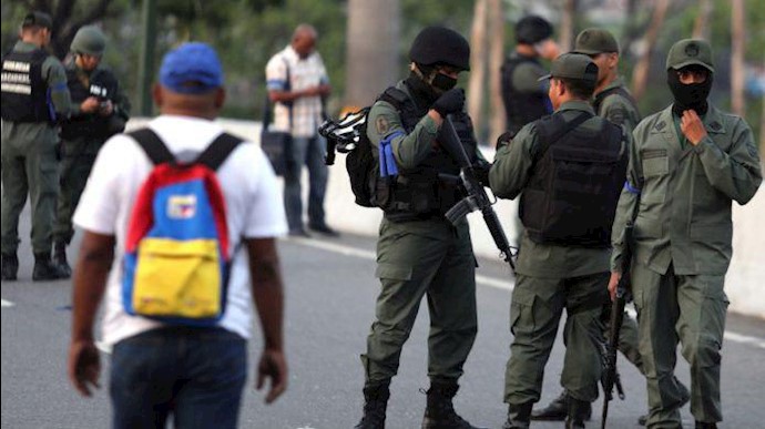 تظاهرات و درگیری هواداران گوایدو در کاراکاس