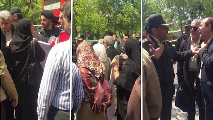 درگیری نیروهای سرکوبگر انتظامی با غارت شدگان در تهران