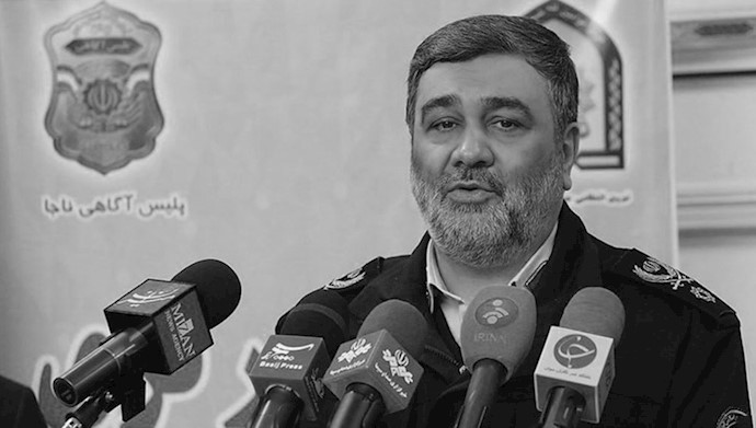 پاسدار حسین اشتری سرکرده نیروی انتظامی