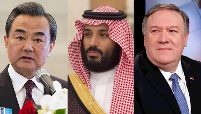 گفتگوهای مایک پمپئو با چین و عربستان سعودی درباره رژیم ایران