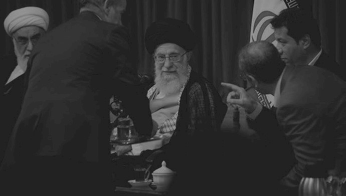 خامنه‌ای در دیدار با مدیحه سرایان متملق