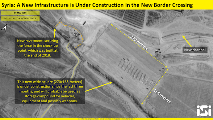 رژیم ایران در حال ساخت گذرگاهی در مرز سوریه برای خارج کردن سلاح و نفت