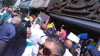 تجمع اعتراضی بازنشستگان کشوری ۲۰خرداد۹۸
