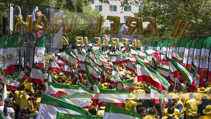تظاهرات ایرانیان در واشنگتن ۷