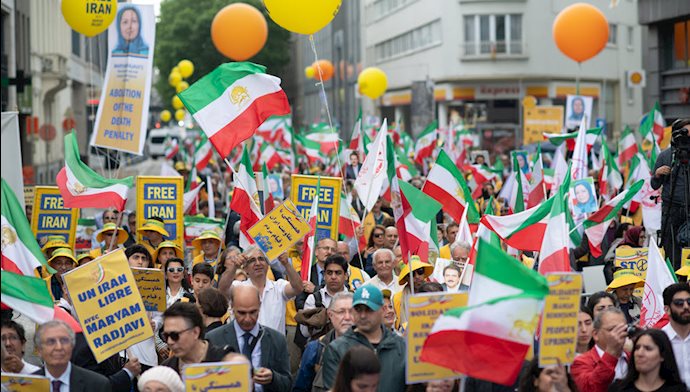 تظاهرات ایرانیان در بروکسل - ۲۵خرداد۹۸