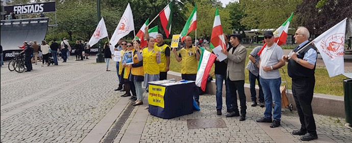 تظاهرات ایرانیان آزاده در مالمو - سوئد