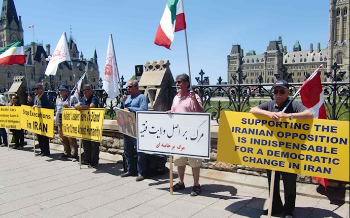 تظاهرات ایرانیان آزاده در اوتاوا - کانادا 
