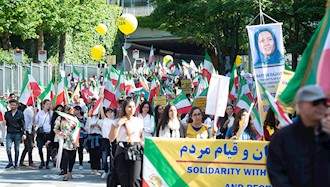 تظاهرات بروکسل در همبستگی با قیام و مقاومت ایران