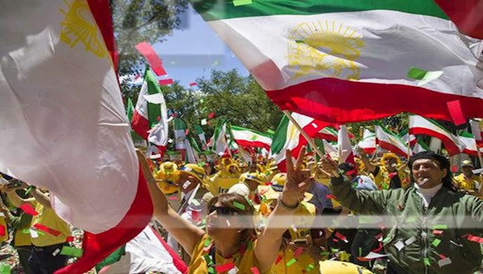تظاهرات ایرانیان در واشنگتن ۸