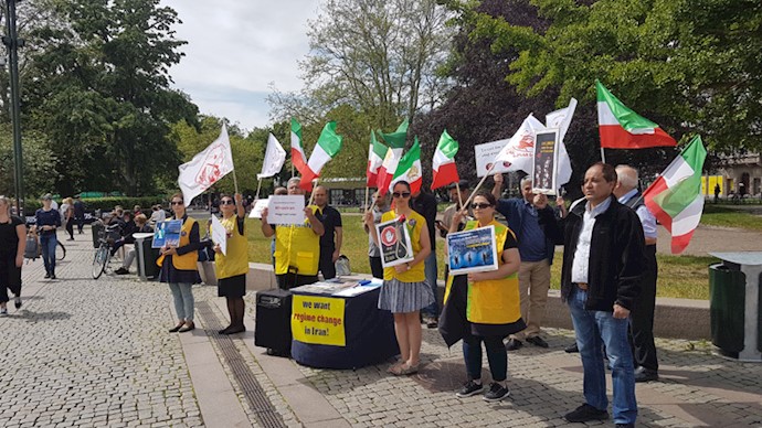 تظاهرات ایرانیان آزاده در مالمو - سوئد