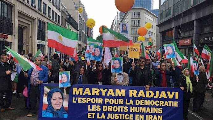 تظاهرات بزرگ ایرانیان در  بلژیک 