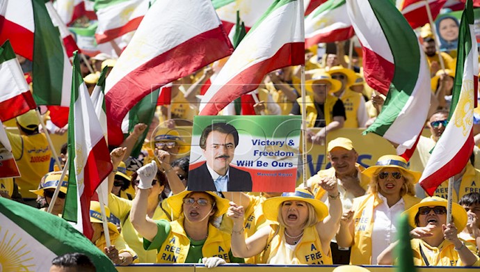 تظاهرات بزرگ ایرانیان در واشنگتن ۱+۲