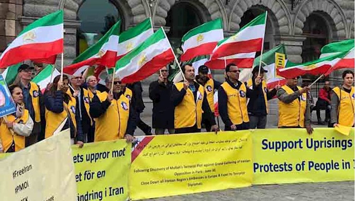کارزار ایرانیان آزاده در استکهلم