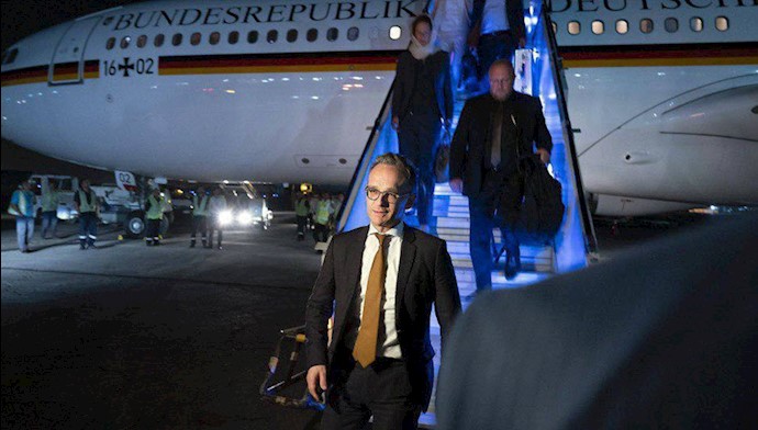 هایکو  ماس وزیر خارجه آلمان در ورود به  تهران
