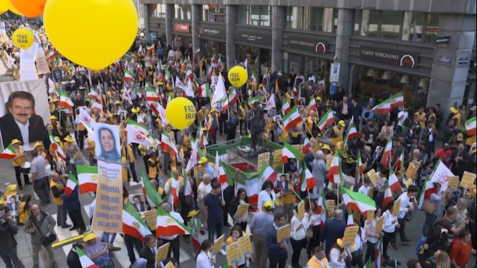 تظاهرات بزرگ ایرانیان در بروکسل - ۲۵خرداد۹۸