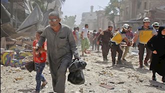 بمباران  شهرهای سوریه توسط اسد