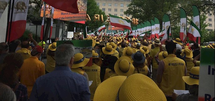  تظاهرات ایرانیان در واشنگتن - ۳۱خرداد۹۸