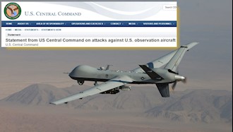 بیانیه سنتکام -  حمله به هواپیمای شناسایی آمریکا 