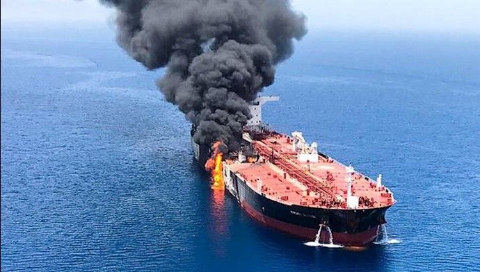 حمله به کشتی‌ها در دریای عمان