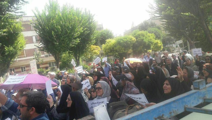 اعتراض بازنشستگان در تهران - آرشیو