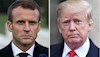 دونالد ترامپ - امانوئل ماکرون