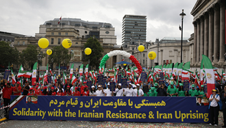 تظاهرات بزرگ ایرانیان در لندن - ۵مرداد۹۸