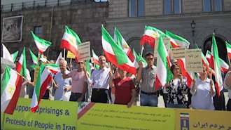 تظاهرات ایرانیان آزاده د راستکهلم