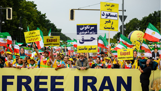 تظاهرات بزرگ در برلین برای ایران آزاد - ۱۵تیر۹۸