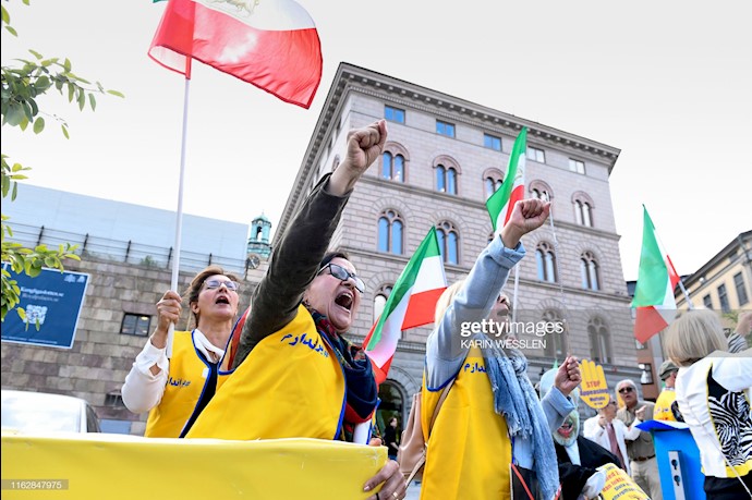 خبرگزاری تصویری گتی ایمیج - تظاهرات ایرانیان در سوئد