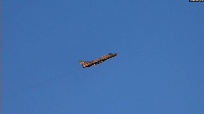 تصویری از جنگنده رژیم اسد - آرشیو