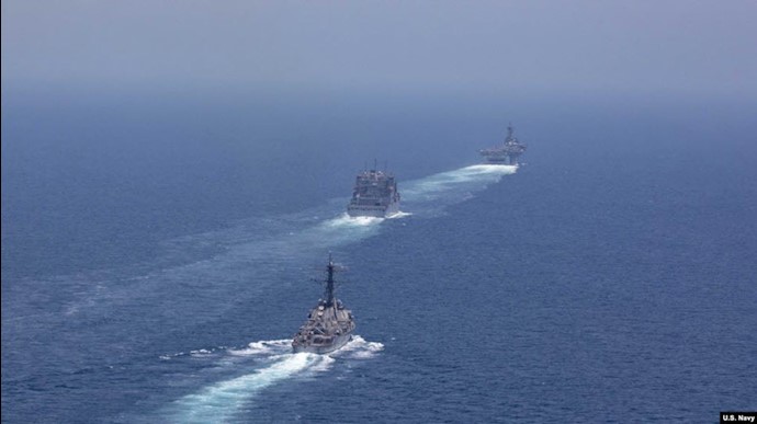 تشکیل نیروی بین‌المللی به‌منظور محافظت از کشتی‌ها در تنگه هرمز
