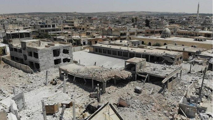 بمباران شهرهای سوریه توسط رژیم اسد