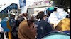 تجمع اعتراضی بازنشستگان و فرهنگیان در مقابل وزارت کار - با شعار سوریه را رها کن،‌ فکری به حال ما کن