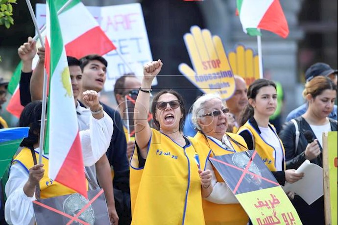 خبرگزاری تصویری اپا سوئد - تظاهرات ایرانیان در سوئد