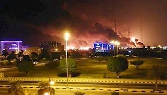 حمله موشکی رژیم ایران به تاسیسات نفتی آرامکو عربستان سعودی