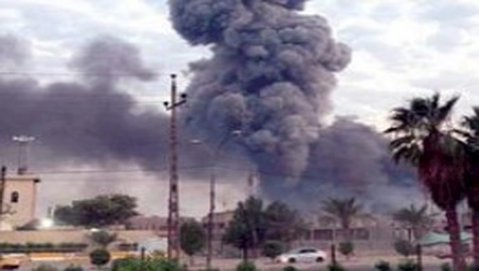 تهاجم به انبارهای تسلیحاتی حشدالشعبی در استان الانبار عراق