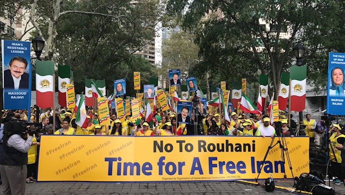 تظاهرات ایرانیان آزاده در نیویورک - عکس از  آرشیو