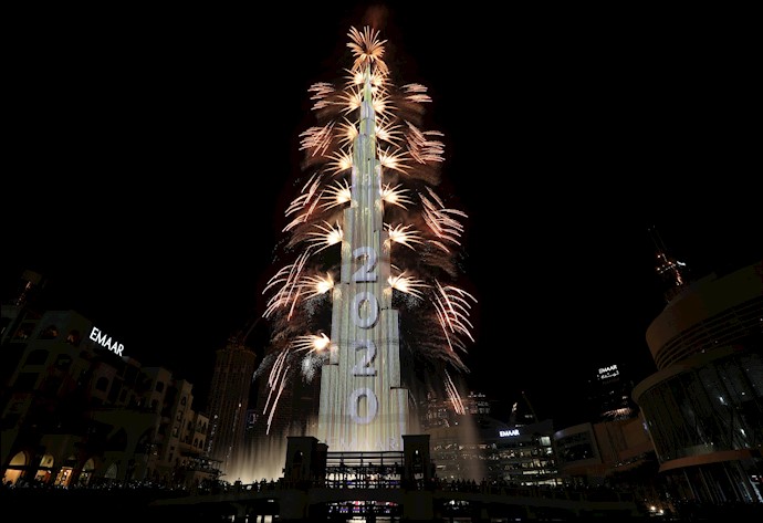 جشن سال نو میلادی ۲۰۲۰- دبی