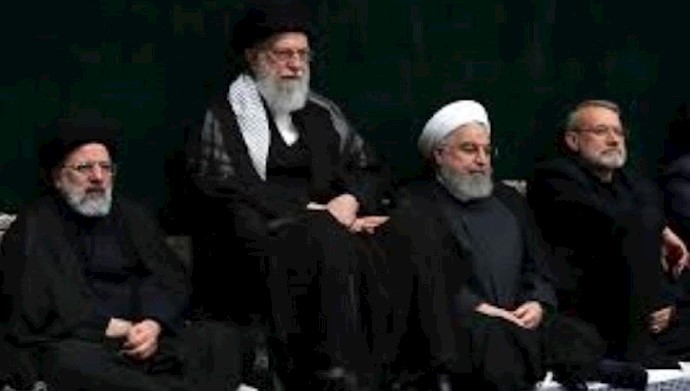 خامنه‌ای و سران رژیم