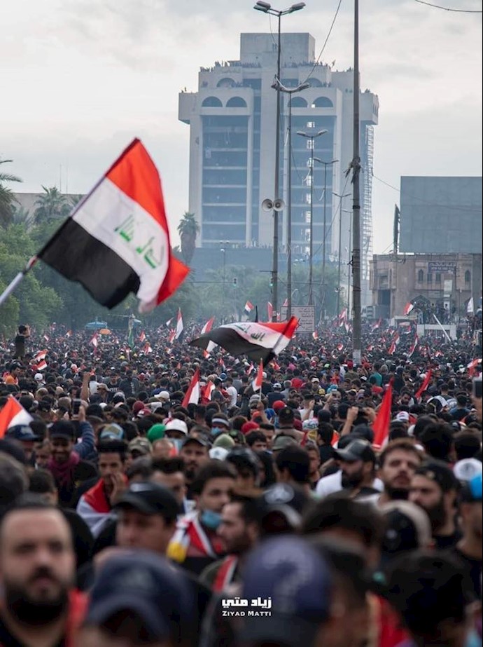 تظاهرات میلیونی در عراق - میدان تحریر-۲۰دیماه۹۸
