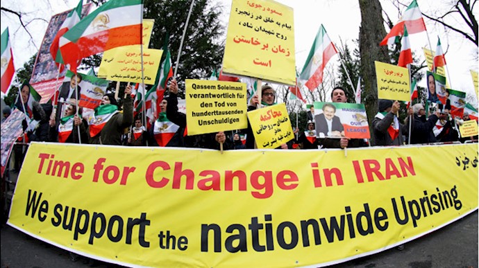 تظاهرات ایرانیان در برلین 
