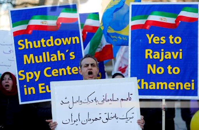 شادی و جشن ایرانیان بعد از به درک واصل شدن قاسم سلیمانی در لندن