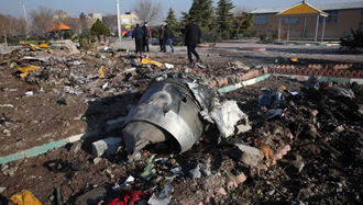 سقوط هواپیمای اوکراینی توسط موشک پرانی رژیم ایران