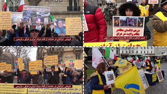 خروش ایرانیان در کشورهای مختلف جهان در حمایت از قیام مردم ایران و عراق 