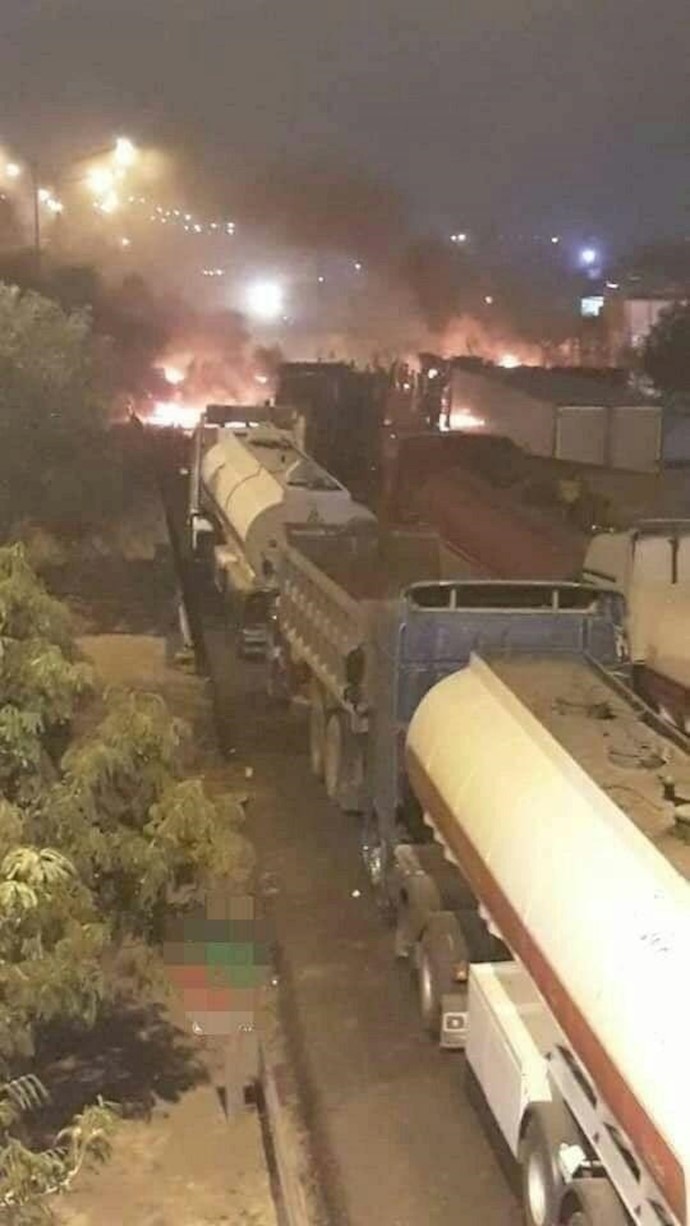 مسدود کردن مسیر الشعله در بغداد